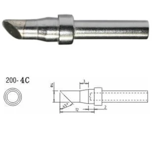 Náhradní hrot páječky Mlink S4 MOD 200-4C kompatibilní s Quick 203h a Atten at150d