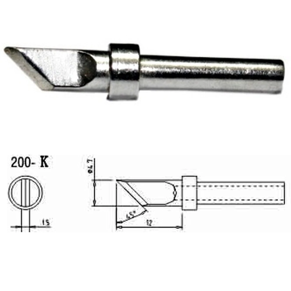 Náhradní hrot páječky Mlink S4 MOD 200-K pro pájecí stanice