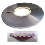 Ocelový pásek v roli 0,1mmx5mm 1kg pro baterie 18650