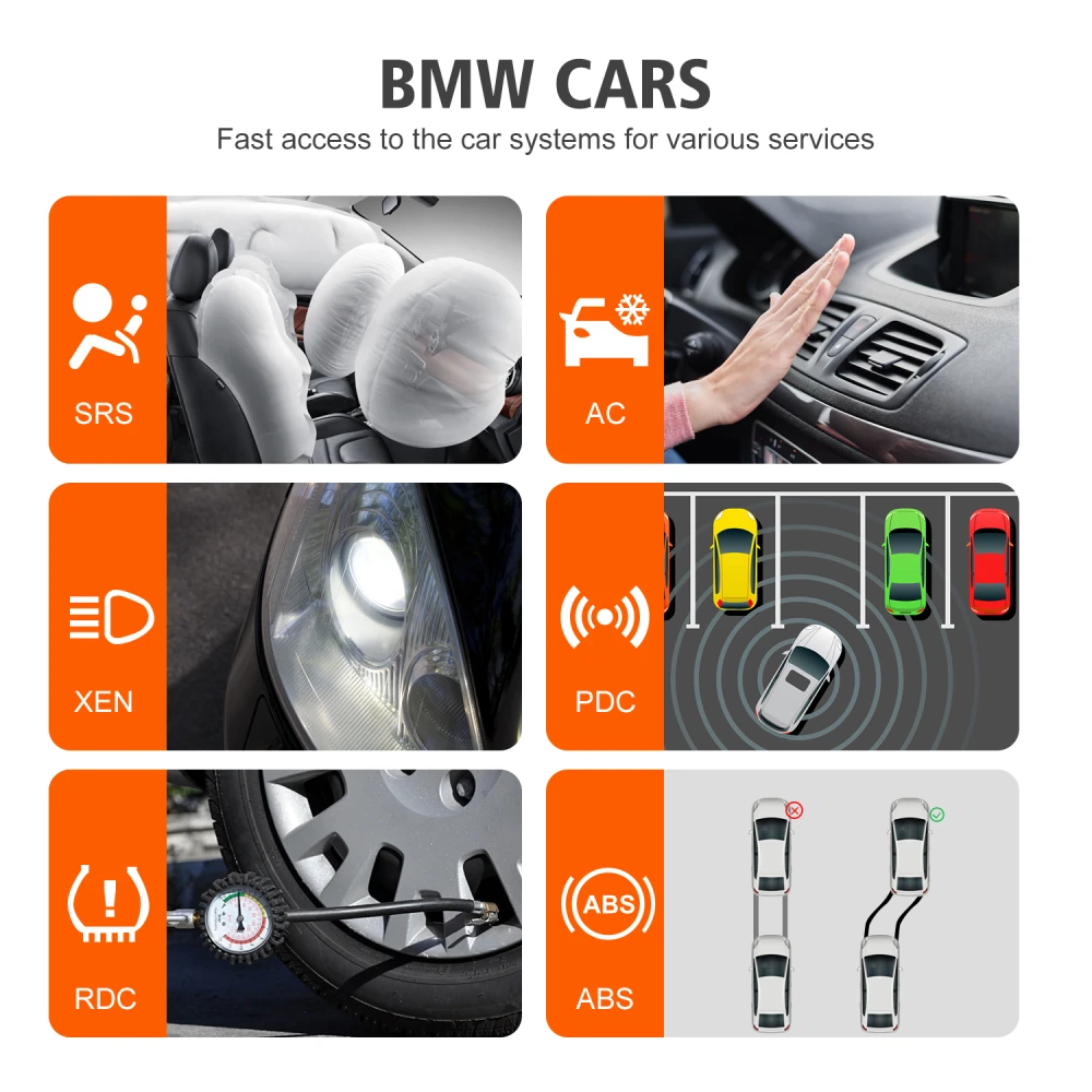 Diagnostický scanner BMW Konnwei KW480 - OBD2 pro BMW