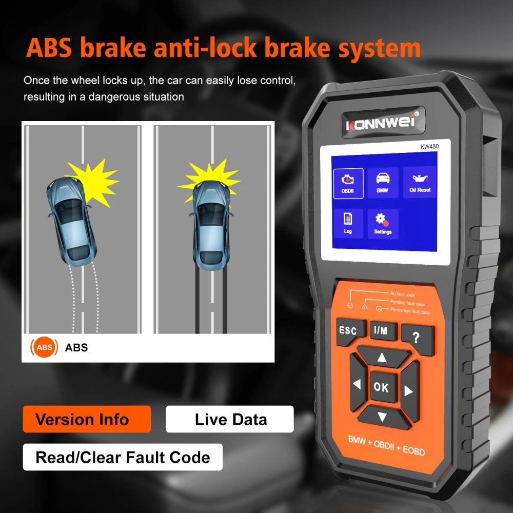 Diagnostický scanner BMW Konnwei KW480 - OBD2 pro BMW