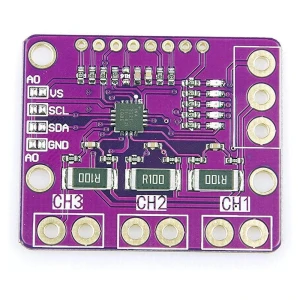 Sensor INA3221 Arduino pro monitor napětí a proudu tří kanálů