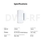 Bezdrátový senzor dveří a oken SONOFF DW2 RF pro domácí alarm