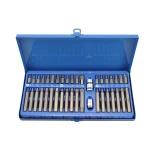 Sada 40dílných bitů Torx a imbus 1/2'' 3/8'' pro auto