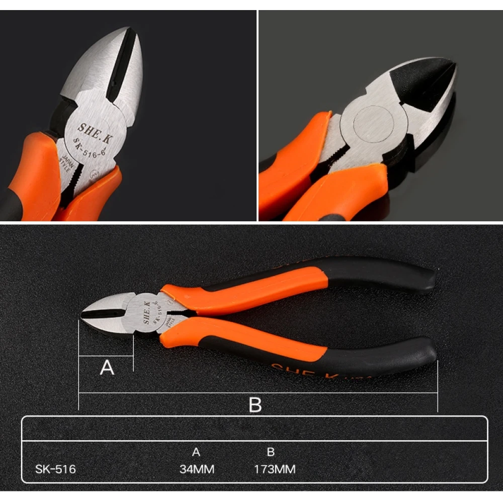 SK-516 173mm boční štípací kleště s vysokou silou TSX TOOL