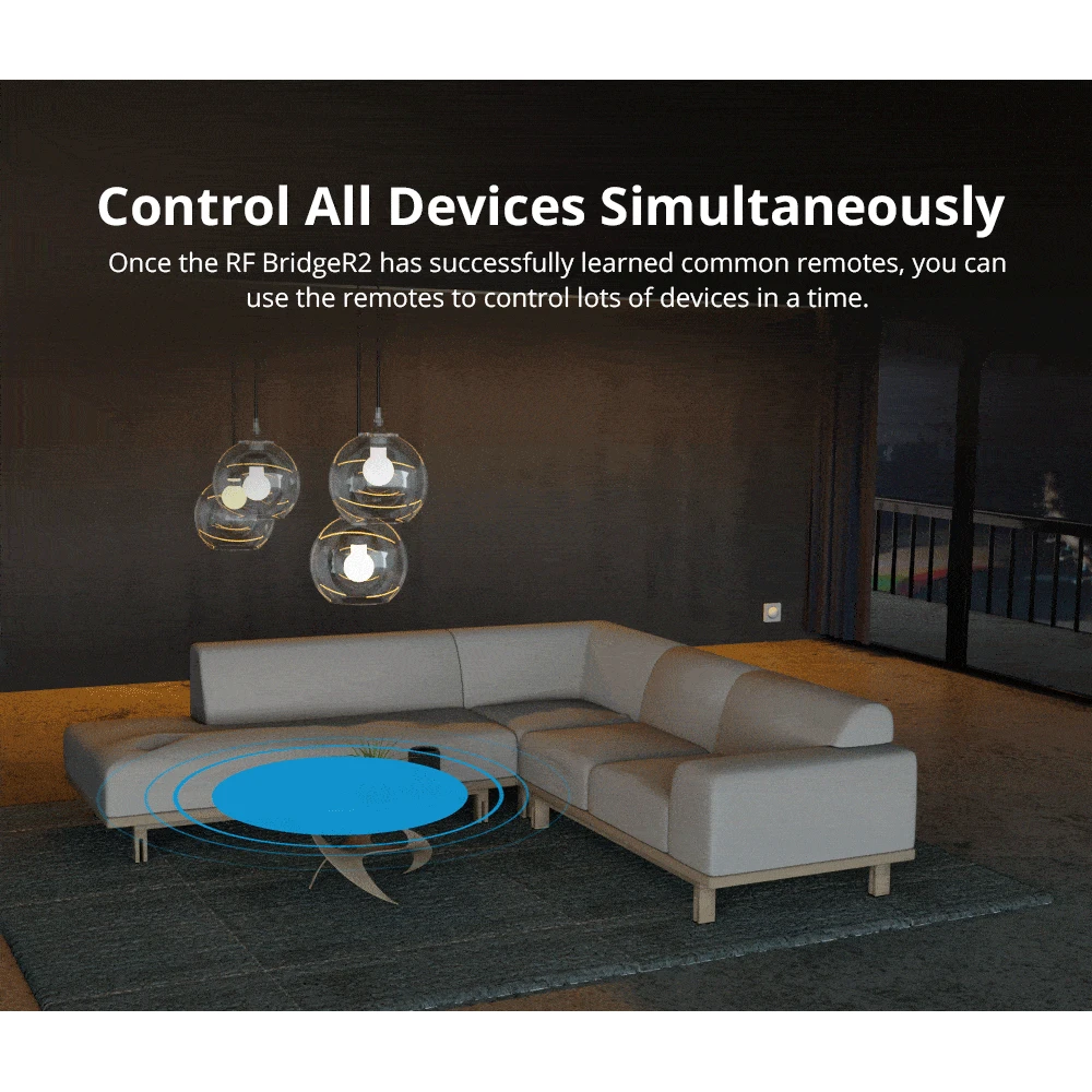Sonoff RF Bridge R2 433MHz WiFi - most mezi RF a WiFi