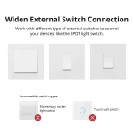 SONOFF ZBMINI ZigBee chytrý mini vypínač pro ovládání světel 2cestně