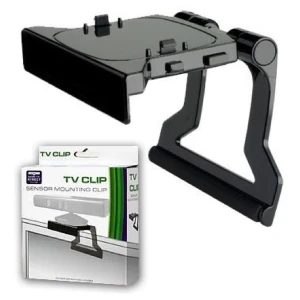 Držák Kinect Xbox 360 na TV s černým klipem