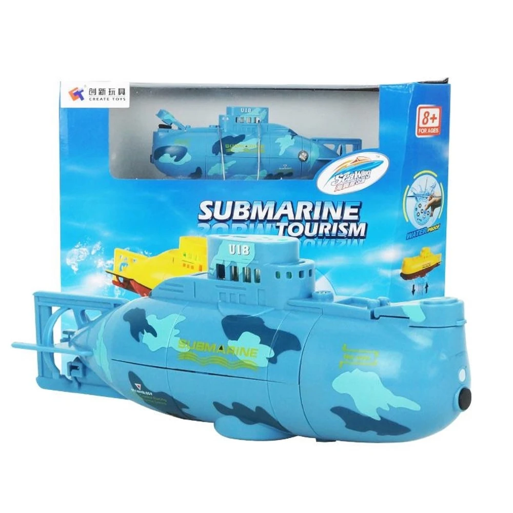 Mini RC ponorka 3 kanály - Rc Micro Submarine modrá Satkit