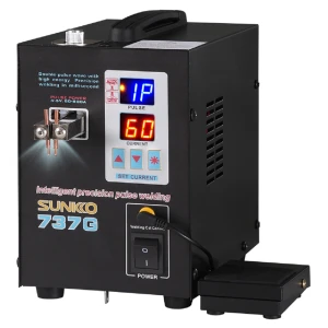 Sunkko 737g pulzní bodová svářečka pro baterie 18650 a 2170