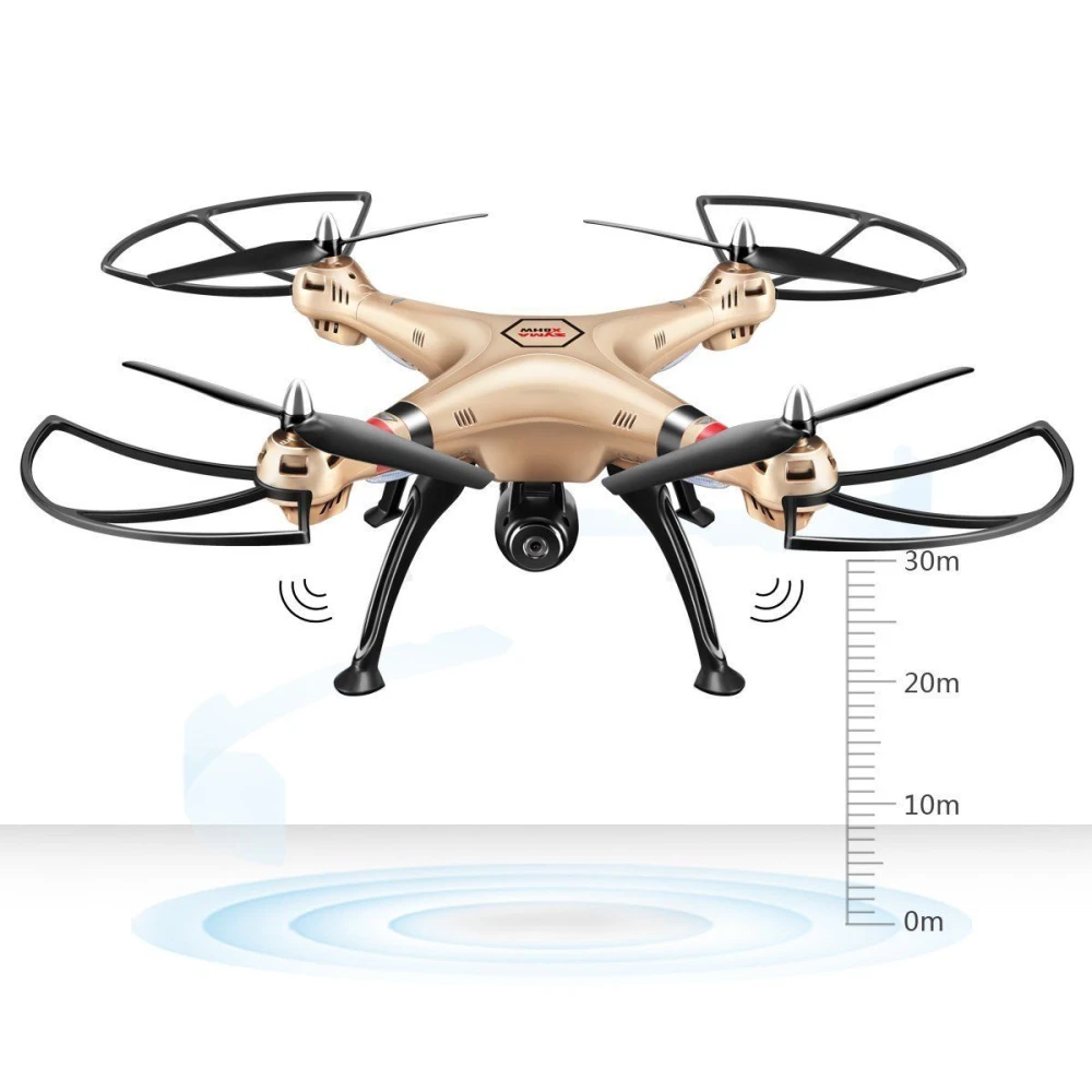 Syma X8hw dron kvadrokoptéra FPV s HD Wi‑Fi kamerou