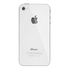Zadní skleněný kryt iPhone 4 bílý pro opravu a originální díl