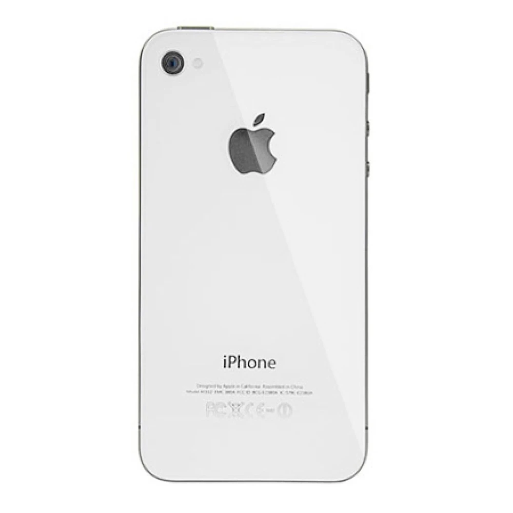 Zadní skleněný kryt iPhone 4S bílý - originální díl Satkit