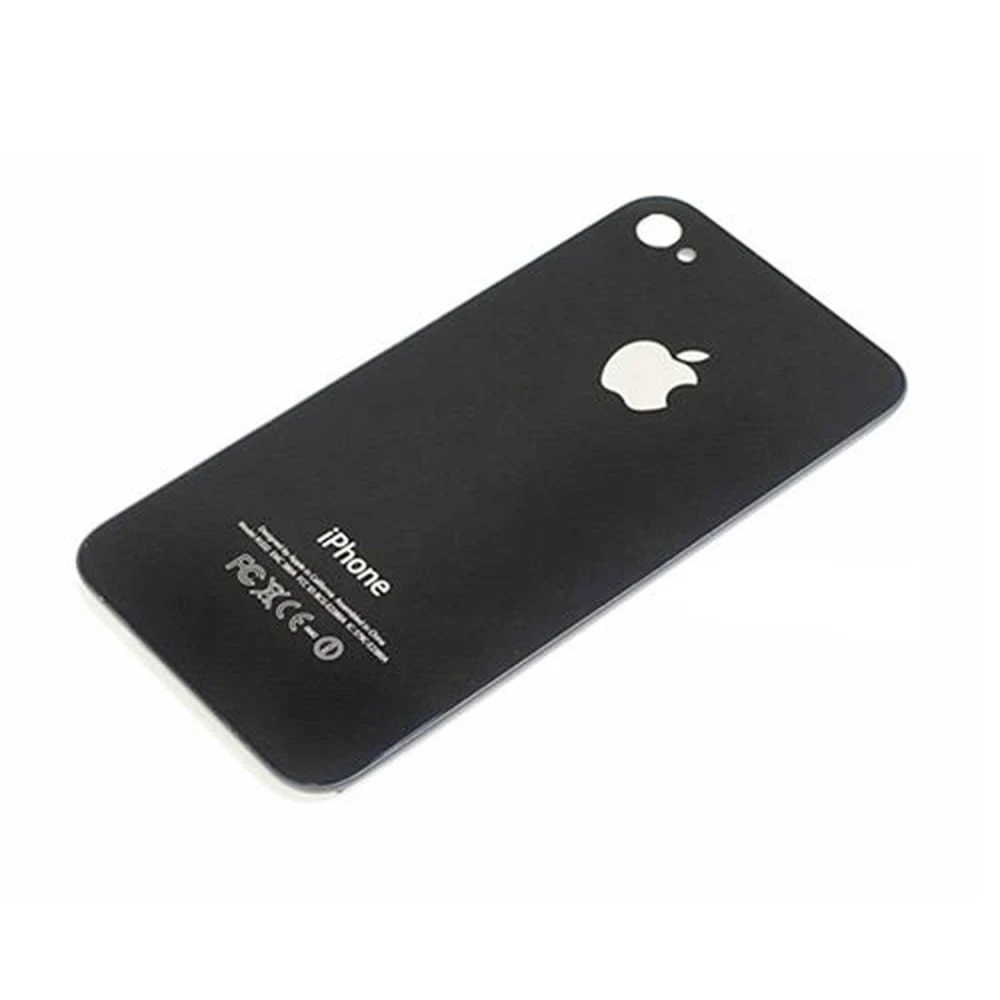Zadní sklo iPhone 4S černé - originální náhradní díl Satkit
