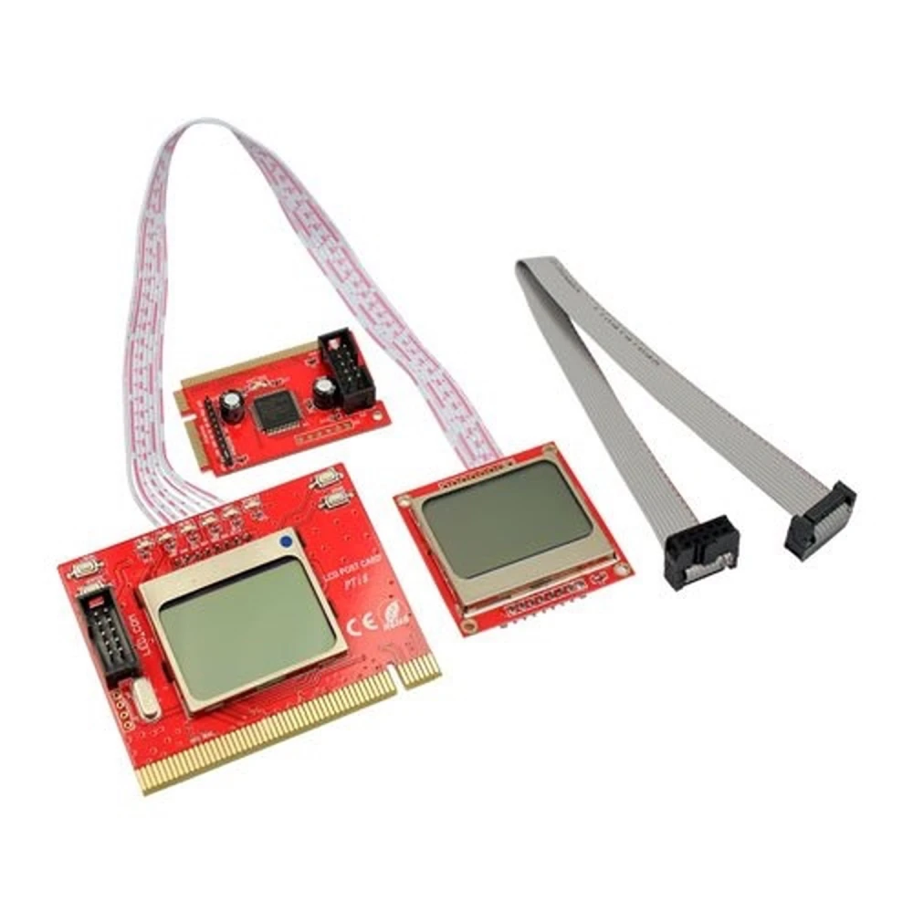 PCI diagnostická karta pro PC s LCD displejem PTI-8