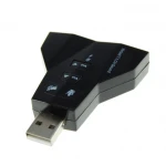 Duální USB zvuková karta se 2 výstupy a 2 vstupy