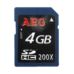 SDHC karta 4GB třída 10 s vysokou rychlostí