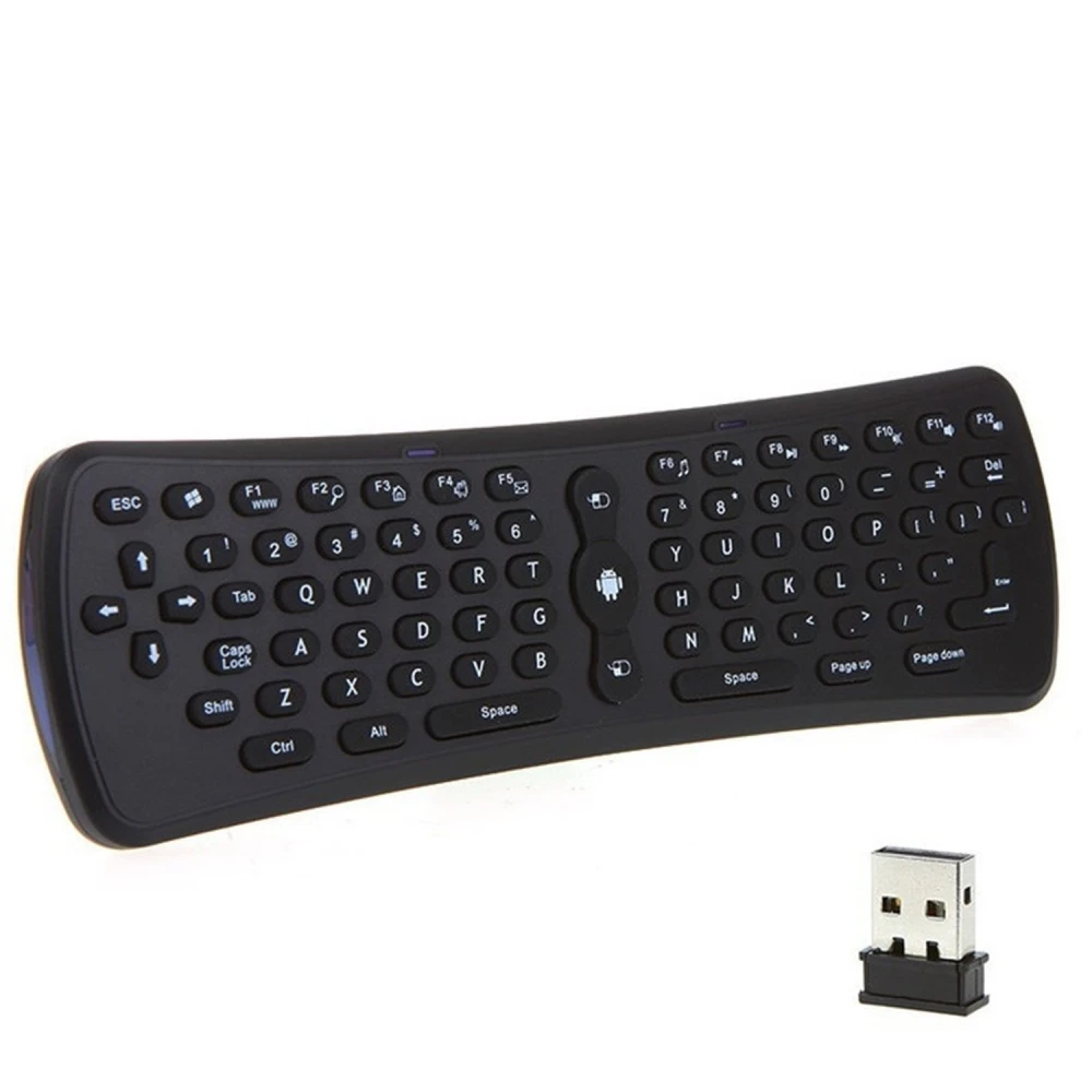 Bezdrátová klávesnice air mouse T6 pro Android TV s 3v1 ovladačem