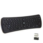 Bezdrátová klávesnice air mouse T6 pro Android TV s 3v1 ovladačem