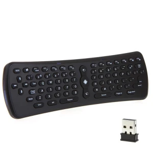 Bezdrátová klávesnice air mouse T6 pro Android TV s 3v1 ovladačem