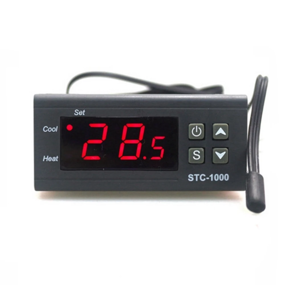 Digitální termostat 220V STC-1000 s regulací chlazení a topení
