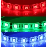 RGB LED pásek 12V 5 metrů stmívatelný SMD5050 60 LED/m IP65