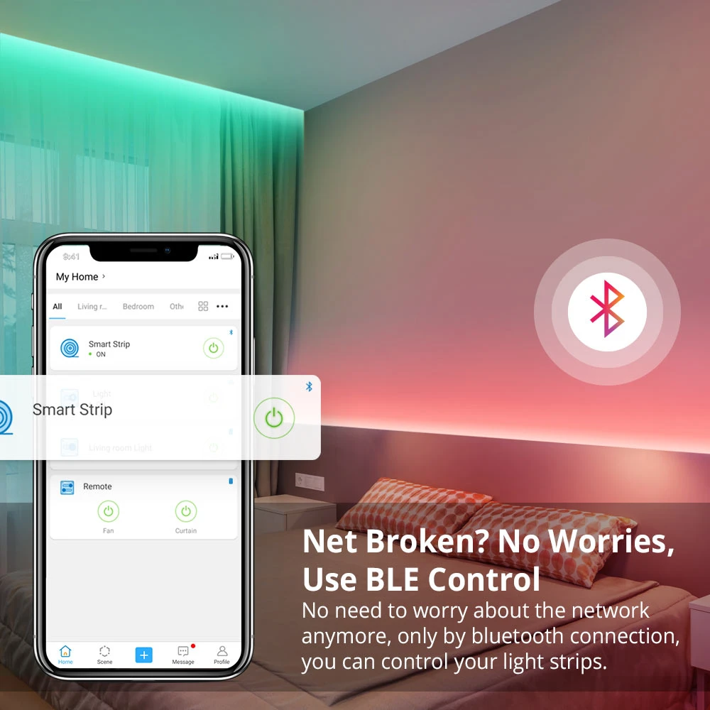 Inteligentní WiFi LED pásek SONOFF L2 Lite 5 metrů s ovladačem a aplikací