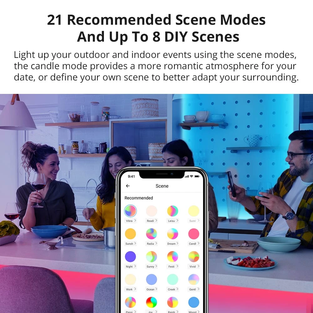 Inteligentní WiFi LED pásek SONOFF L2 Lite 5 metrů s ovladačem a aplikací