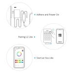 Inteligentní WiFi LED pásek SONOFF L2 Lite 5 metrů s ovladačem a aplikací