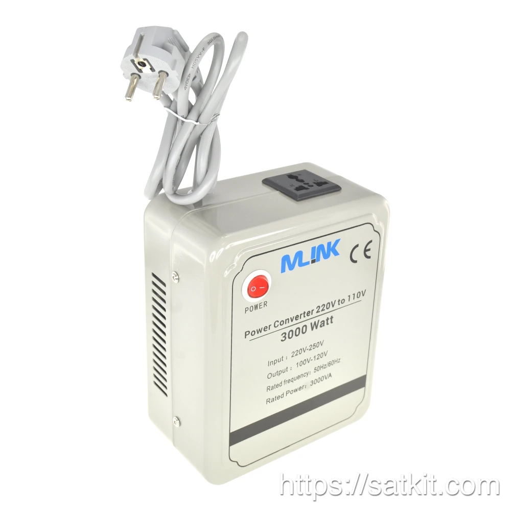 Transformátor napětí 220V na 110V 3000W pro domácí i profesionální použití