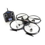 U818A kvadrokoptéra s HD kamerou, 2,4GHz, 4 kanály a gyroskopem