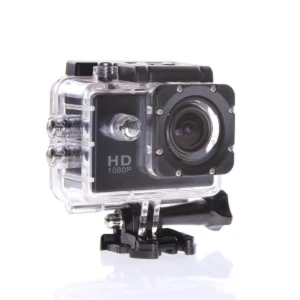 Levná vodotěsná akční kamera 12MP HD 1080p široký úhel s příslušenstvím