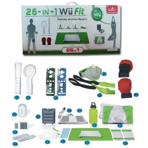 Wii Fit 26 v 1 Family Active Sports Pack - kompletní sada příslušenství pro Wii Fit